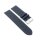 Feines Leder-Uhrenarmband Modell Jena blau 26 mm, komp. Skagen