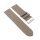 Feines Leder-Uhrenarmband Modell Jena taupe 28 mm, komp. Skagen