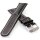 Teju Eidechse Uhrenarmband Davos-WN schwarz 20 mm Dorn