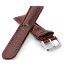 Teju Eidechse Uhrenarmband Davos-TiT dunkelbraun 20 mm Dorn