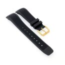 Kautschuk Uhrenarmband Modell Analusia-DSG schwarz 22 mm, kompatibel IWC