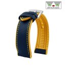 Easy-Klick Premium Hybrid FKM-Nylon Uhrenarmband Modell...