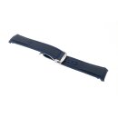 Premium Hybrid Uhrenarmband Modell Innsbruck-FSS blau 22 mm, komp. Omega