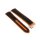 Premium Hybrid Uhrenarmband Modell Innsbruck-FSS schwarz-orange 20 mm, komp. Omega