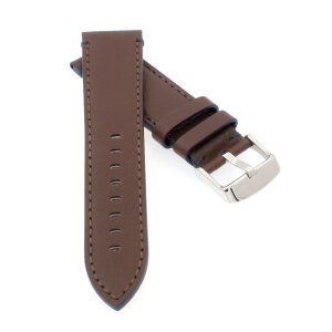 Morellato wasserfestes Kalbsleder Uhrenarmband Modell Paragliding mocca-blau 24 mm