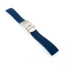 XL-Silikon Uhrenarmband Modell Kreta-FS-S denim-blau 18...