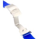 XL-Silikon Uhrenarmband Modell Kreta-FS-S königs-blau 18 mm, Faltschließe