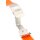 XL-Silikon Uhrenarmband Modell Kreta-FS-S orange 22 mm, Faltschließe