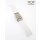 Easy-Klick XL-Silikon Uhrenarmband Modell Kreta-FS-S weiß 20 mm, Faltschließe