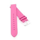 Feines Graf Leder-Uhrenarmband Modell Koppenhagen pink 18...