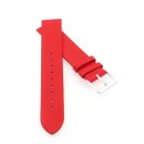 Feines Graf Leder-Uhrenarmband Modell Koppenhagen rot 18...