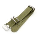 Nato Nylon Uhrenarmband Modell Veterano-S grün 22...