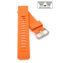 Easy-Klick PU-Kunststoff Uhrenarmband Modell Bosko orange...