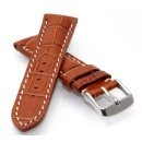 Alligator Uhrenarmband Modell Solothurn-XS cognac 18 mm, Kurzlänge