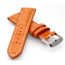 Alligator Uhrenarmband Modell Solothurn-XS orange 20 mm,...