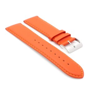 Uhrenarmband Jungkalb Modell Chur orange 18 mm