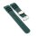 Premium Kautschuk Diver Uhrenarmband Modell Rafting-S grün 22 mm, komp. Seiko