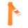 Premium Kautschuk Diver Uhrenarmband Modell Rafting-S orange 22 mm, komp. Seiko