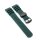 Premium Kautschuk Diver Uhrenarmband Modell Rafting-P grün 20 mm, komp. Seiko