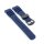 Premium Kautschuk Diver Uhrenarmband Modell Rafting-P blau 22 mm, komp. Seiko