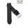 Easy-Klick Carbon-Style Uhrenband Modell Carbon-87A schwarz-SN 20 mm wasserfest