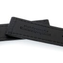 Easy-Klick Carbon-Style Uhrenband Modell Carbon-584 schwarz-WN 18 mm wasserfest