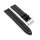 Easy-Klick Carbon-Style Uhrenband Modell Carbon-584 schwarz-WN 24 mm wasserfest