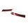 Premium Hybrid Uhrenarmband Modell Inning schwarz-rot 22 mm, komp. Omega
