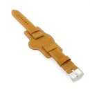 Snow-Calf Uhrenarmband mit Unterlage Modell Jeremie cognac 20 mm