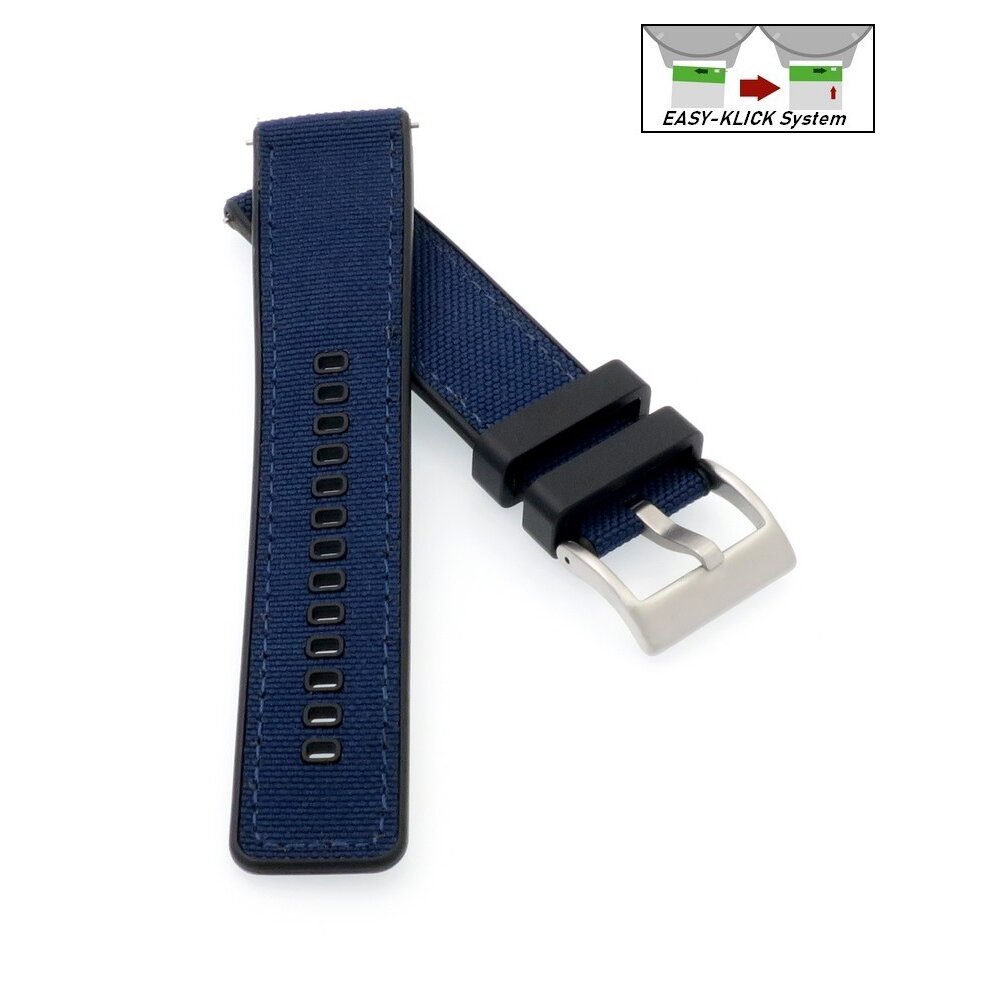 Strap Uhrenarmband Kautschuk 22mm Klassisches Kautschuk