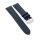 PIERO MAGLI Kalbsleder Uhrenarmband Modell Bork blau-TiT 20 mm, wasserfest