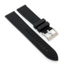 Premium Easy-Klick Fluorkautschuk-Nylon Uhrenarmband Modell Roadster schwarz 20 mm