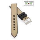 Premium Easy-Klick Fluorkautschuk-Nylon Uhrenarmband Modell Roadster beige 20 mm