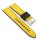 Premium Easy-Klick Fluorkautschuk-Nylon Uhrenarmband Modell Roadster gelb 20 mm