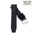 Premium Easy-Klick Silikon Uhrenarmband Modell Arkinson schwarz 21 mm, komp. IWC