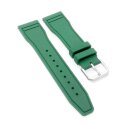 Premium Easy-Klick Silikon Uhrenarmband Modell Arkinson grün 21 mm, komp. IWC