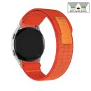 Elastic Easy-Klick Klett Uhrenarmband Modell Bronco orange 20 mm