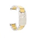 Edelstahl Uhrenarmband Modell Herit-SG silber-gold 22 mm,...