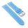 Softleder Easy-Klick Uhrenarmband Modell Sportiva hellblau 22 mm