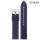 Stailer Easy-Klick Premium Kautschuk Uhrenarmband Modell CS48 blau 20 mm