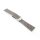 Rallye-Veloursleder Uhrenarmband Modell Heuer-FS-S grau 22/18 mm, kompatibel TAG Heuer