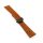 Rallye-Veloursleder Uhrenarmband Modell Heuer-FS-P cognac 22/18 mm, kompatibel TAG Heuer