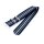 GEO-Straps Nato Nylon Uhrenarmband Modell Blanc blau-weiß 22 mm