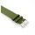 Feinstes Leder Durchzugs-Uhrenarmband Modell Luzern grün 14 mm