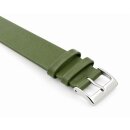Feinstes Leder Durchzugs-Uhrenarmband Modell Luzern grün 20 mm