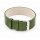 Feinstes Leder Durchzugs-Uhrenarmband Modell Luzern grün 20 mm