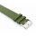 Feinstes Leder Durchzugs-Uhrenarmband Modell Luzern grün 20 mm