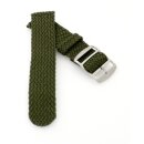 Perlon Uhrenarmband Modell Pacific-S grün 23 mm