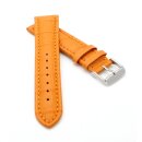 Alligator Uhrenarmband Modell Louisiana-XL orange-TiT 18...