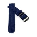 Perlon Uhrenarmband Modell Pacific-P blau 20 mm